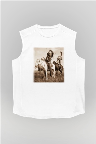 Etnolog Beyaz Unisex Kolsuz Tişört
