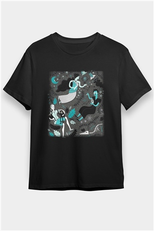 Etolojist Siyah Unisex Tişört T-Shirt - TişörtFabrikası