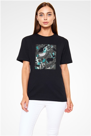 Etolojist Siyah Unisex Tişört T-Shirt - TişörtFabrikası
