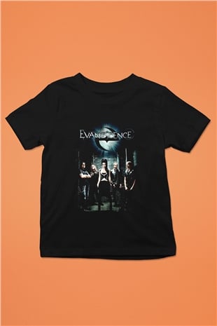 Evanescence Baskılı Siyah Unisex Çocuk Tişört