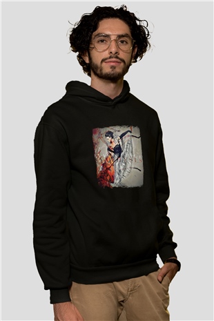 Evanescence Baskılı Unisex Siyah Hoodie