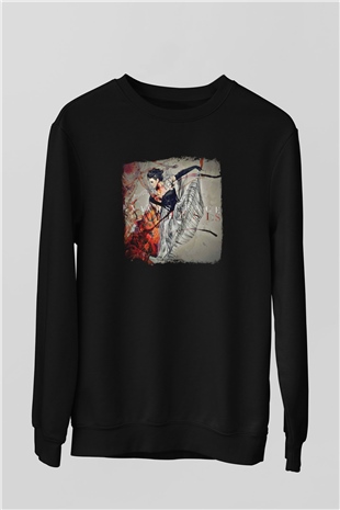 Evanescence Baskılı Unisex Siyah Sweatshirt