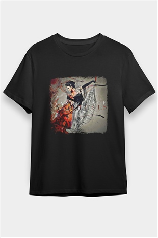 Evanescence Baskılı Unisex Siyah Tişört