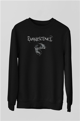 Evanescence Siyah Unisex Sweatshirt
