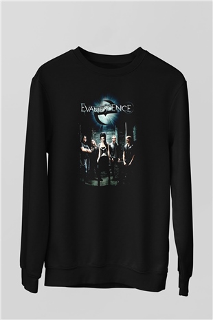 Evanescence Siyah Unisex Sweatshirt