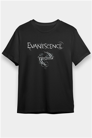 Evanescence Siyah Unisex Tişört T-Shirt - TişörtFabrikası