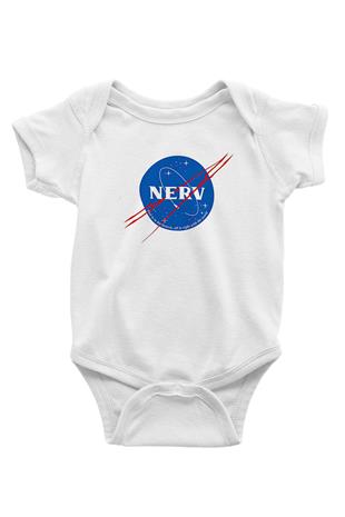Evangelion Baskılı Beyaz Unisex Bebek Body - Zıbın
