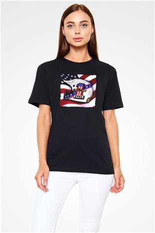 Evel Knievel Siyah Unisex Tişört