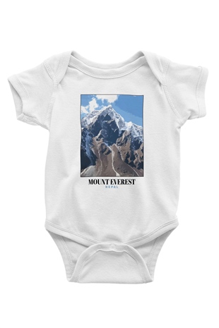 Everest Beyaz Bebek Body - Zıbın