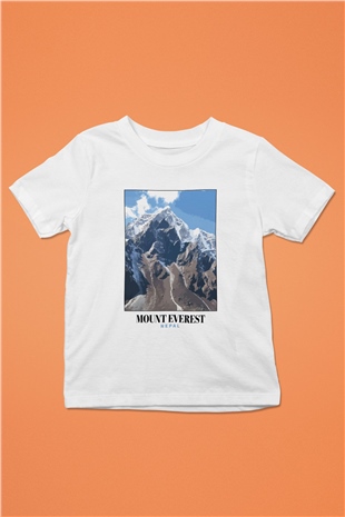 Everest Beyaz Unisex Çocuk Tişört