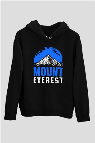 Everest Siyah Unisex Hoodie