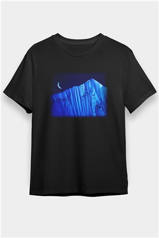 Everest Siyah Unisex Tişört T-Shirt - TişörtFabrikası