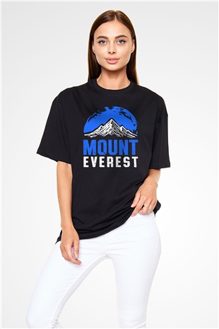 Everest Siyah Oversize Tişört Oversize T-shirt - TişörtFabrikası