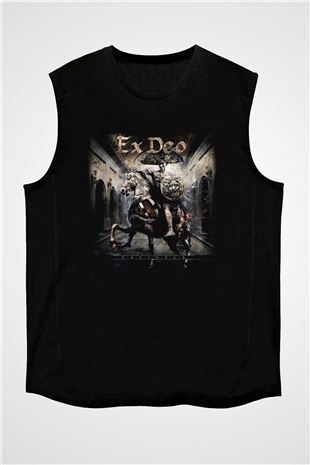 Ex Deo Siyah Unisex Kolsuz Tişört
