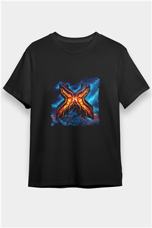 Excision Baskılı Unisex Siyah Tişört