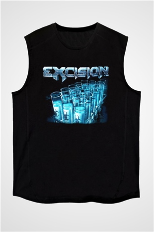 Excision Siyah Unisex Kolsuz Tişört