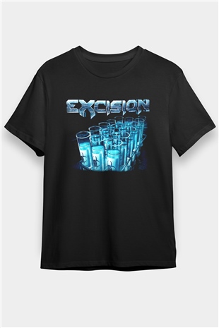 Excision Siyah Unisex Tişört T-Shirt - TişörtFabrikası