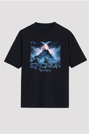 Excision Siyah Oversize Tişört Oversize T-shirt - TişörtFabrikası
