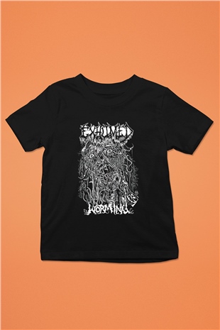 Exhumed Baskılı Unisex Siyah Çocuk Tişört - Tshirt