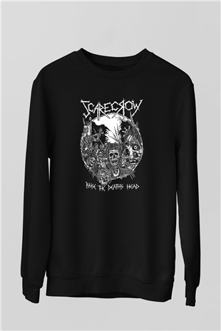 Exhumed Baskılı Unisex Siyah Sweatshirt