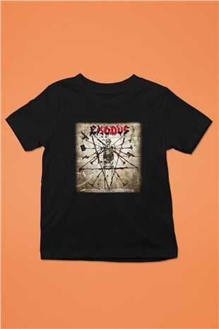 Exodus Baskılı Siyah Unisex Çocuk Tişört
