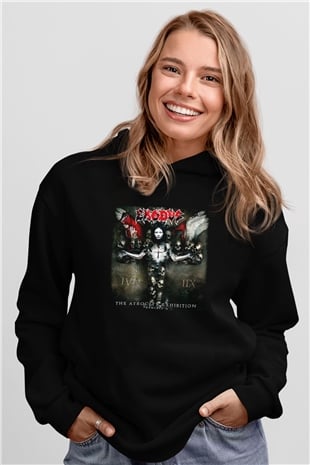Exodus Siyah Unisex Hoodie