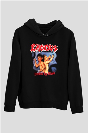 Exodus Siyah Unisex Hoodie