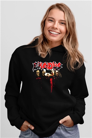 Exodus Siyah Unisex Hoodie