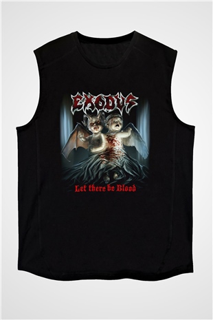 Exodus Siyah Unisex Kolsuz Tişört