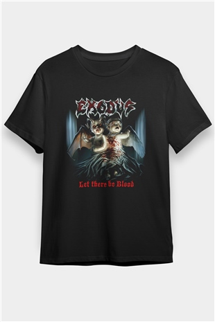 Exodus Siyah Unisex Tişört T-Shirt - TişörtFabrikası