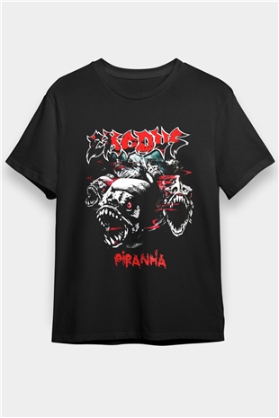 Exodus Siyah Unisex Tişört T-Shirt - TişörtFabrikası