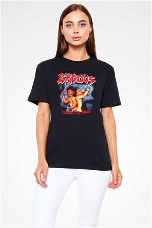 Exodus Siyah Unisex Tişört T-Shirt - TişörtFabrikası