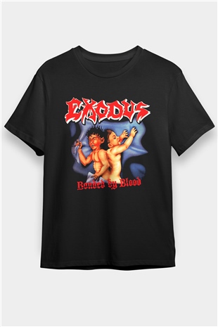 Exodus Siyah Unisex Tişört T-Shirt - TişörtFabrikası