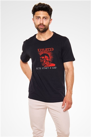 Exploited Baskılı Unisex Siyah Tişört