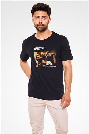 Exploited Baskılı Unisex Siyah Tişört
