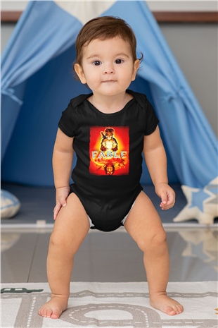 Fable Siyah Bebek Body - Zıbın