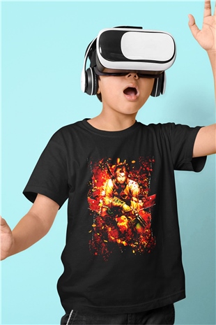 Fable Siyah Unisex Çocuk Tişört