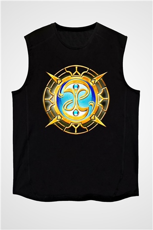 Fable Siyah Unisex Kolsuz Tişört