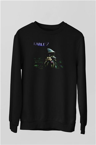 Fable Siyah Unisex Sweatshirt