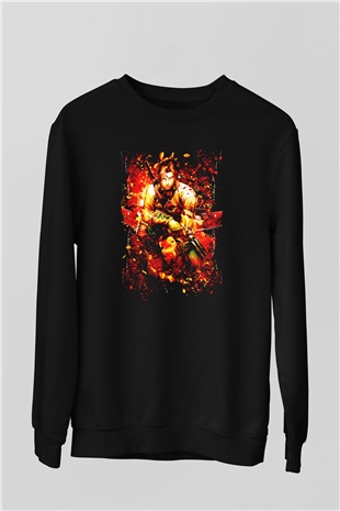 Fable Siyah Unisex Sweatshirt