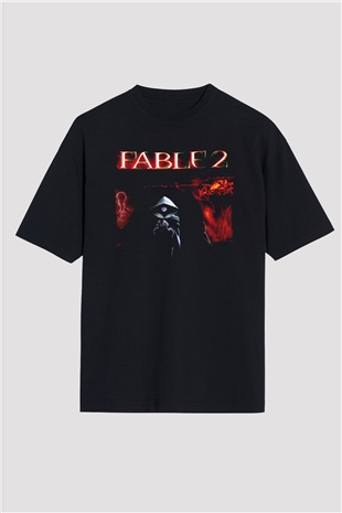 Fable Siyah Oversize Tişört Oversize T-shirt