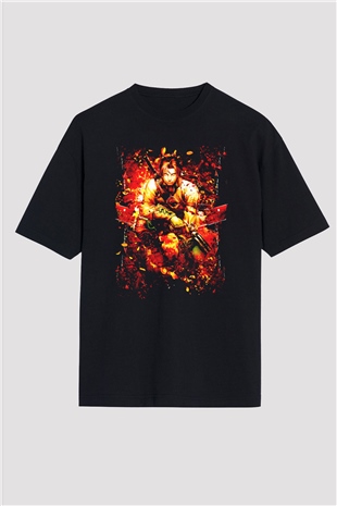 Fable Siyah Oversize Tişört Oversize T-shirt