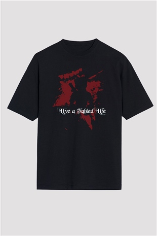 Fable Siyah Oversize Tişört Oversize T-shirt