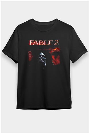 Fable Siyah Unisex Tişört T-Shirt