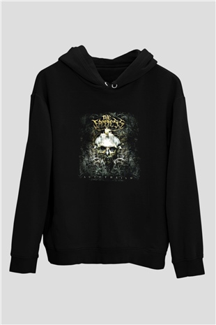 Faceless (The) Baskılı Unisex Siyah Hoodie