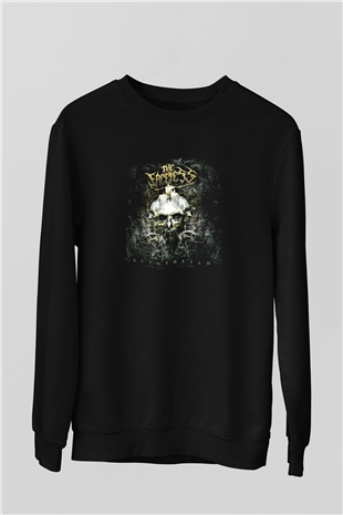 Faceless (The) Baskılı Unisex Siyah Sweatshirt
