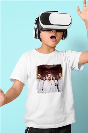 Faith No More Baskılı Unisex Beyaz Çocuk Tişört