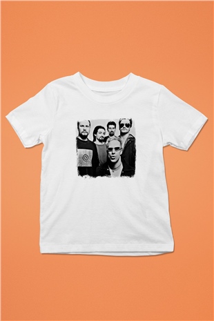 Faith No More Baskılı Unisex Beyaz Çocuk Tişört