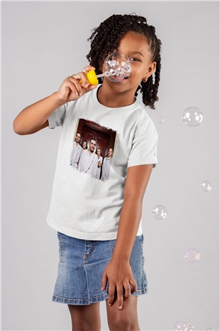 Faith No More Baskılı Unisex Beyaz Çocuk Tişört