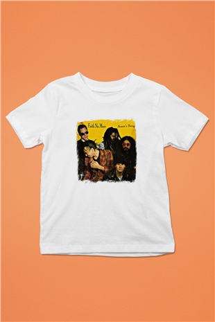 Faith No More Baskılı Unisex Beyaz Çocuk Tişört